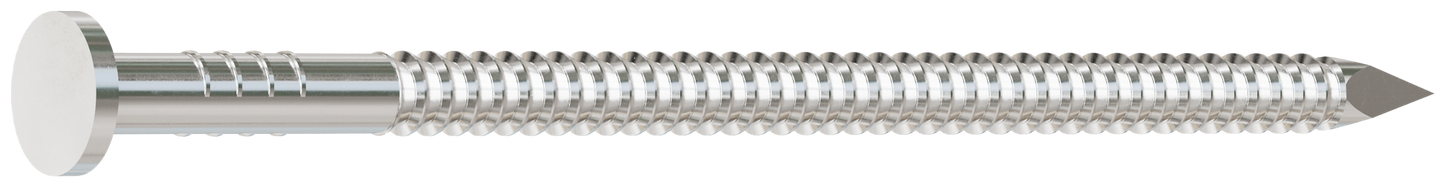 Simpson Strong-Tie S16ACNB Common Nail, Annular Ring Shank — 3-1/2-in. x .162-in. Type 304 Stainless Steel (25 lb.) (Pack of 64)