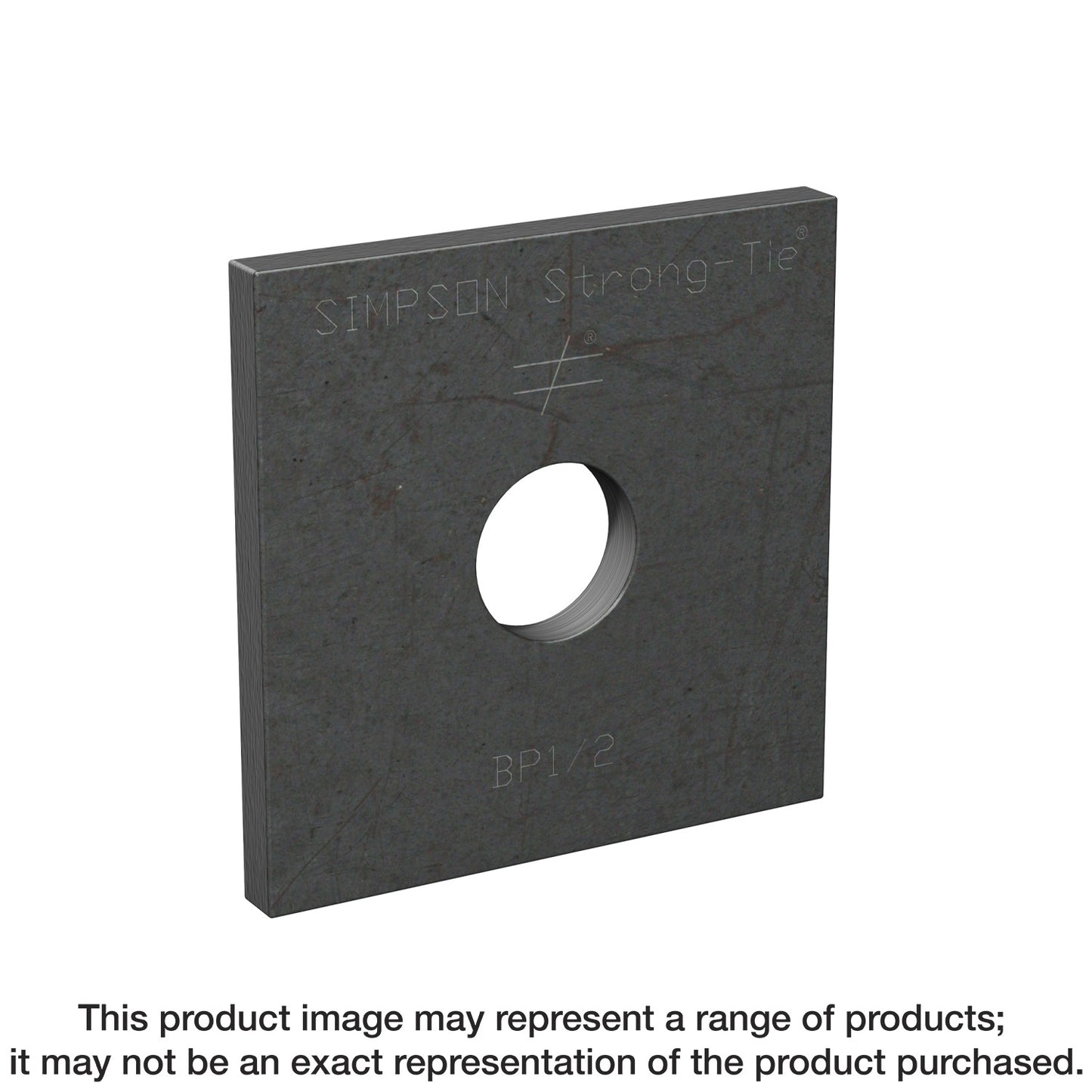 Simpson Strong-Tie BP 3/4-3 BP 3 in. x 3 in. Bearing Plate with 3/4 in. Bolt Dia.