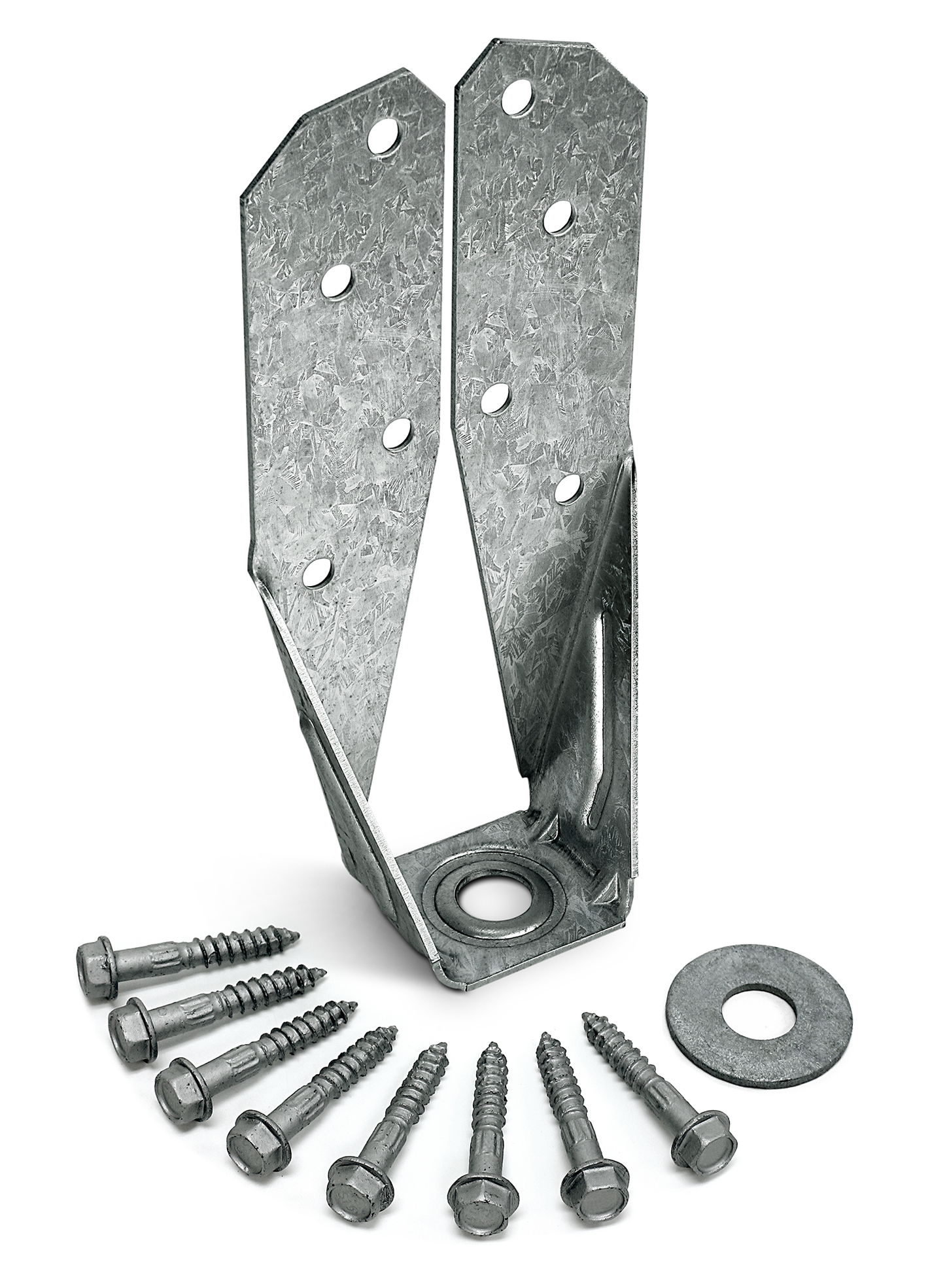 Simpson Strong-Tie DTT2Z DTT2Z® ZMAX® Galvanized Deck Tension Tie for 2x with 1-1/2 in. SDS Screws (Pack of 1920)