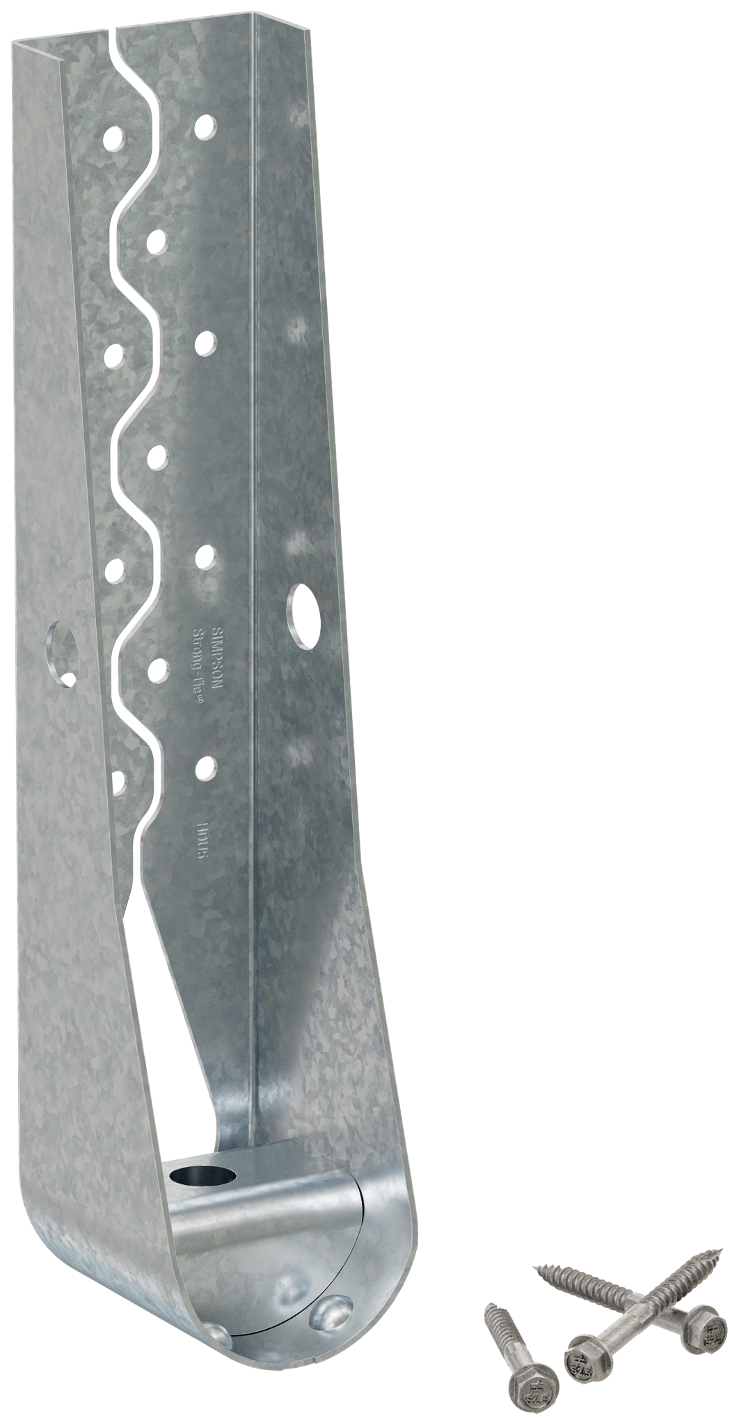 Simpson Strong-Tie HDU5-SDS2.5 HDU 13-3/16 in. Galvanized Predeflected Holdown with Strong-Drive® SDS Screws
