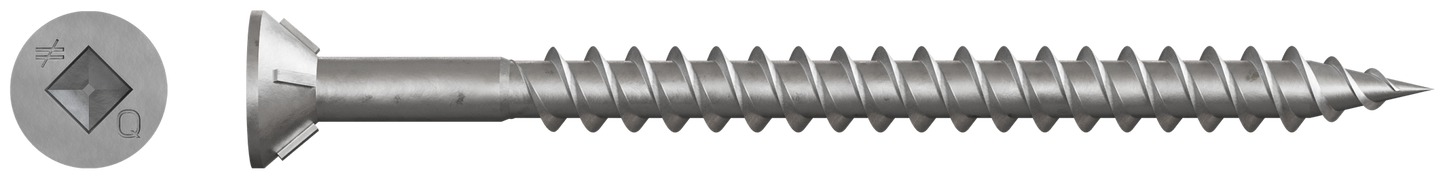 Simpson WSTD212S #8 x 2-1/2" #3 SQ DADE COUNTY N2000 1500/Box