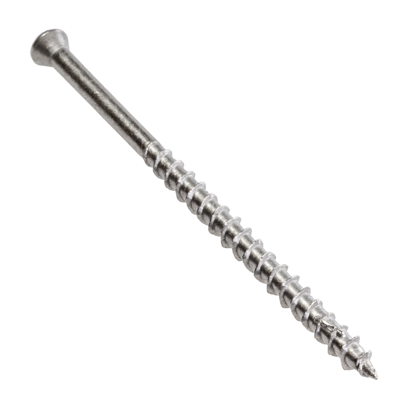 Simpson Strong-Tie T07300WPP Deck-Drive™ DWP WOOD SS Screw — #7 x 3 in. T-15, Trim Head, Type 316 (350-Qty)