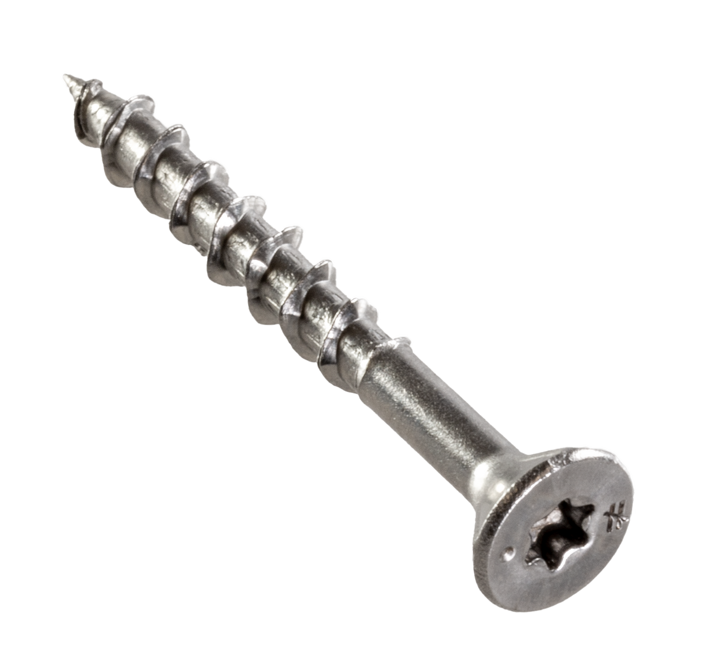 Simpson Strong-Tie T08162WP1 Deck-Drive™ DWP WOOD SS Screw — #8 x 1-5/8 in. T20, Flat Head, Type 316 (1 lb.) (Pack of 10)