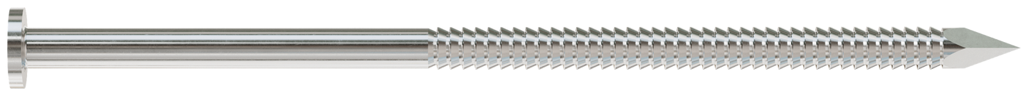 Simpson Strong-Tie S40ACNB Common Nail, Annular Ring Shank — 5-in. x .203-in. Type 304 Stainless Steel (25 lb.)
