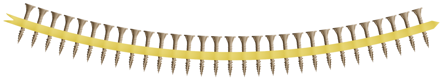 Simpson Strong-Tie DSVT114S Deck-Drive™ DSV WOOD Screw (Collated) — #8 x 1-1/4 in. T25 6-Lobe, Tan (2000-Qty)