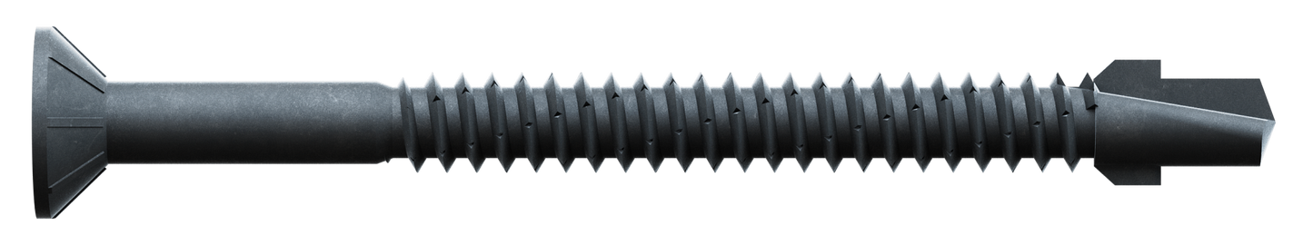 Simpson Strong-Tie TBP1475S Strong-Drive® TB WOOD-TO-STEEL Screw (Collated) — #14 x 3 in. Black Phos. (750-Qty)