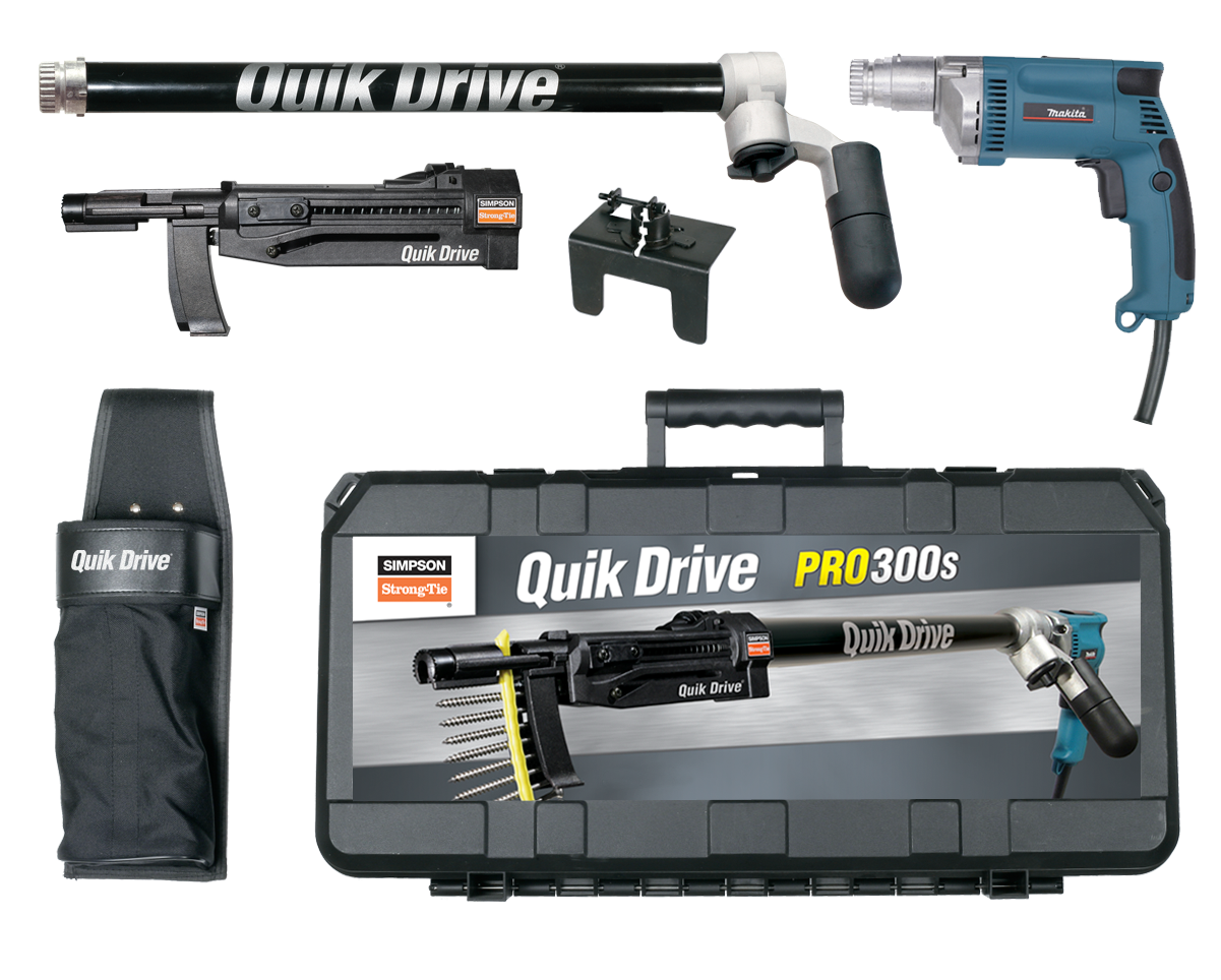 Simpson Strong-Tie PRO300SM25K Quik Drive® PRO300S Decking System w/ Makita® 2500 RPM Screwdriver Motor