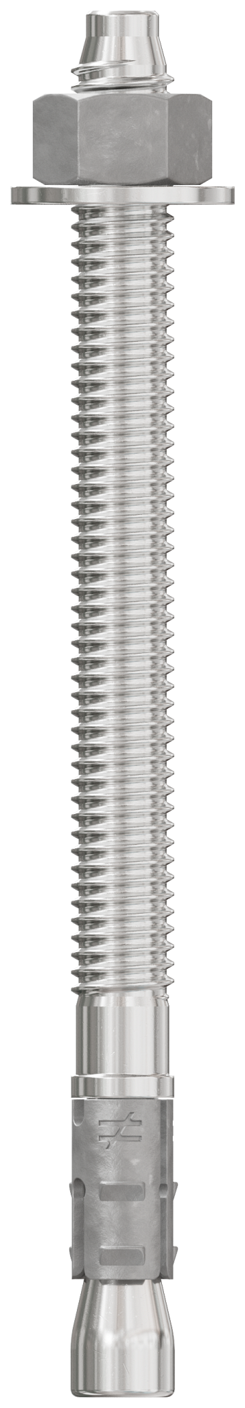Simpson Strong-Tie STB2-37500S4F50 Strong-Bolt® 2 — 3/8 in. x 5 in. Type 304 Stainless-Steel Wedge Anchor, Fully Assembled (50-Qty) (Pack of 252)