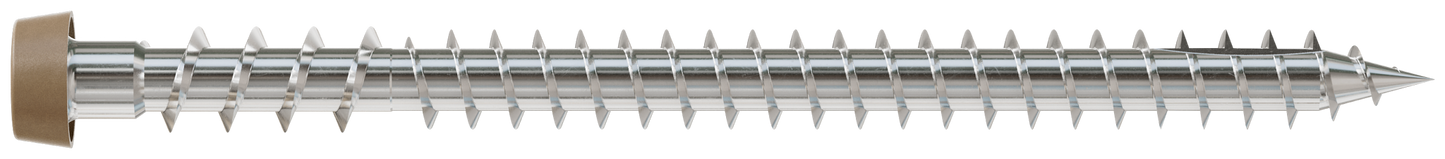 Simpson Strong-Tie DCU234S316TN Deck-Drive™ DCU COMPOSITE Screw (Collated) — #10 x 2-3/4 in. Type 316, Tan (1000-Qty)