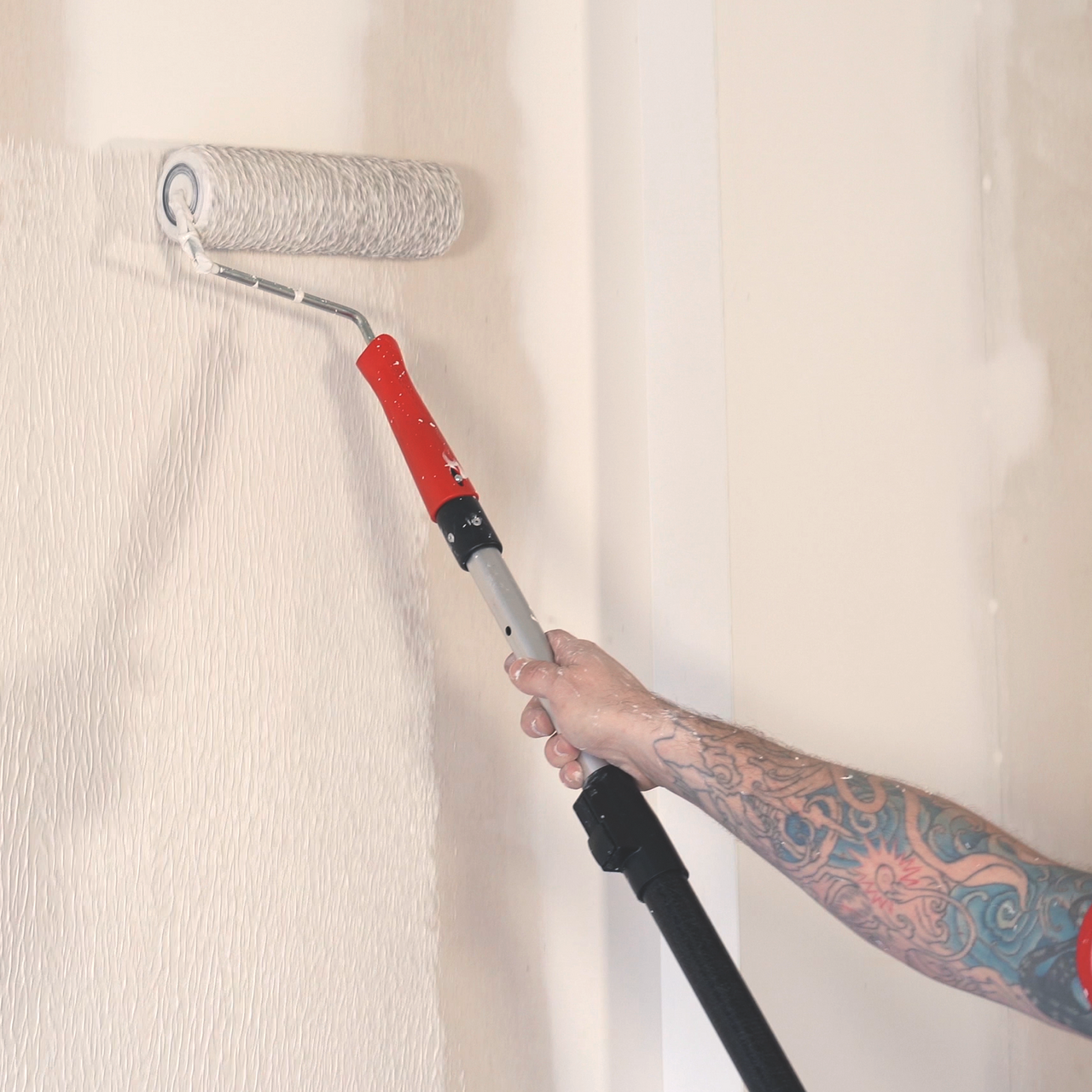 Level 5 Tools 4-942 Medium, 37-63" Extendable Skimming Blade + Compound Roller Handle