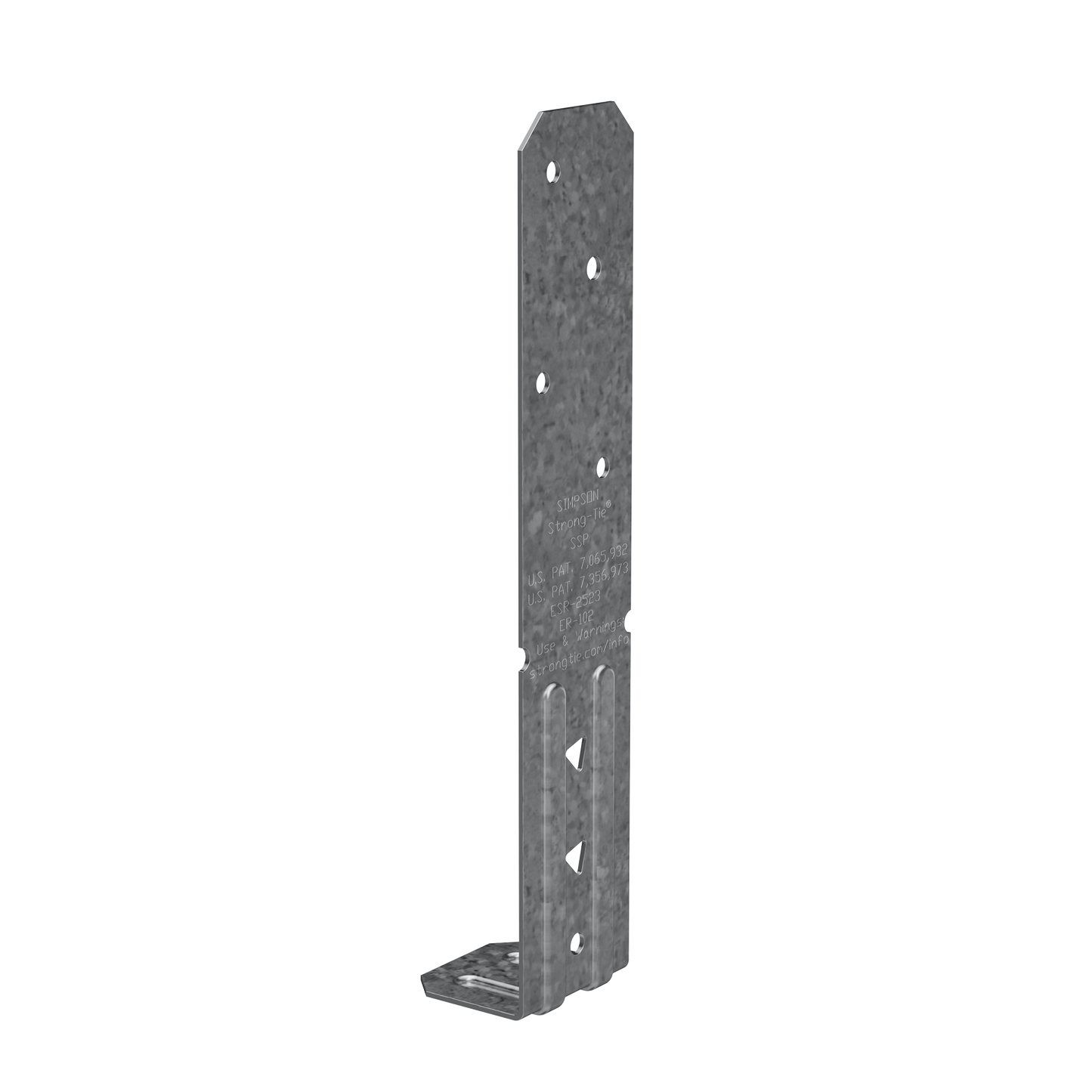 Simpson Strong-Tie SSP SSP 18-Gauge Galvanized Single Stud Plate (Pack of 5400)