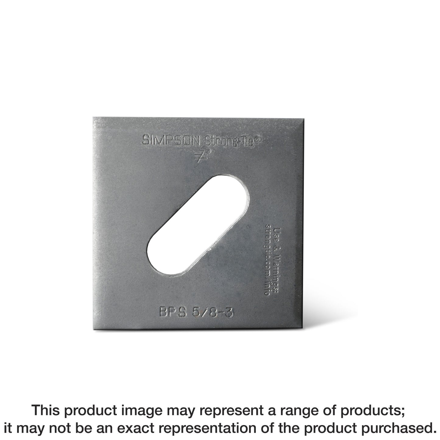 Simpson Strong-Tie BPS 5/8-6HDG BPS 3 in. x 4-1/2 in. HDG Slotted Bearing Plate with 5/8 in. Bolt Dia. (Pack of 1000)