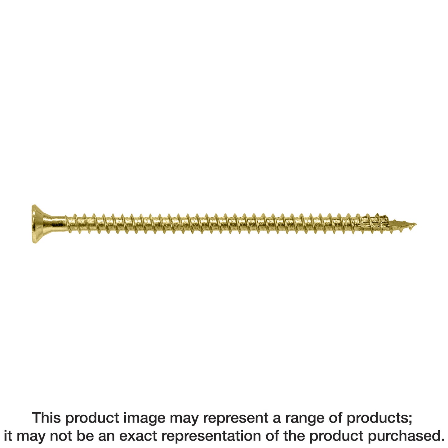 Simpson Strong-Tie SDCF22614 Strong-Drive® SDCF TIMBER-CF Screw — 0.315 in. x 6-1/4 in. T40, Yellow Zinc (250-Qty)