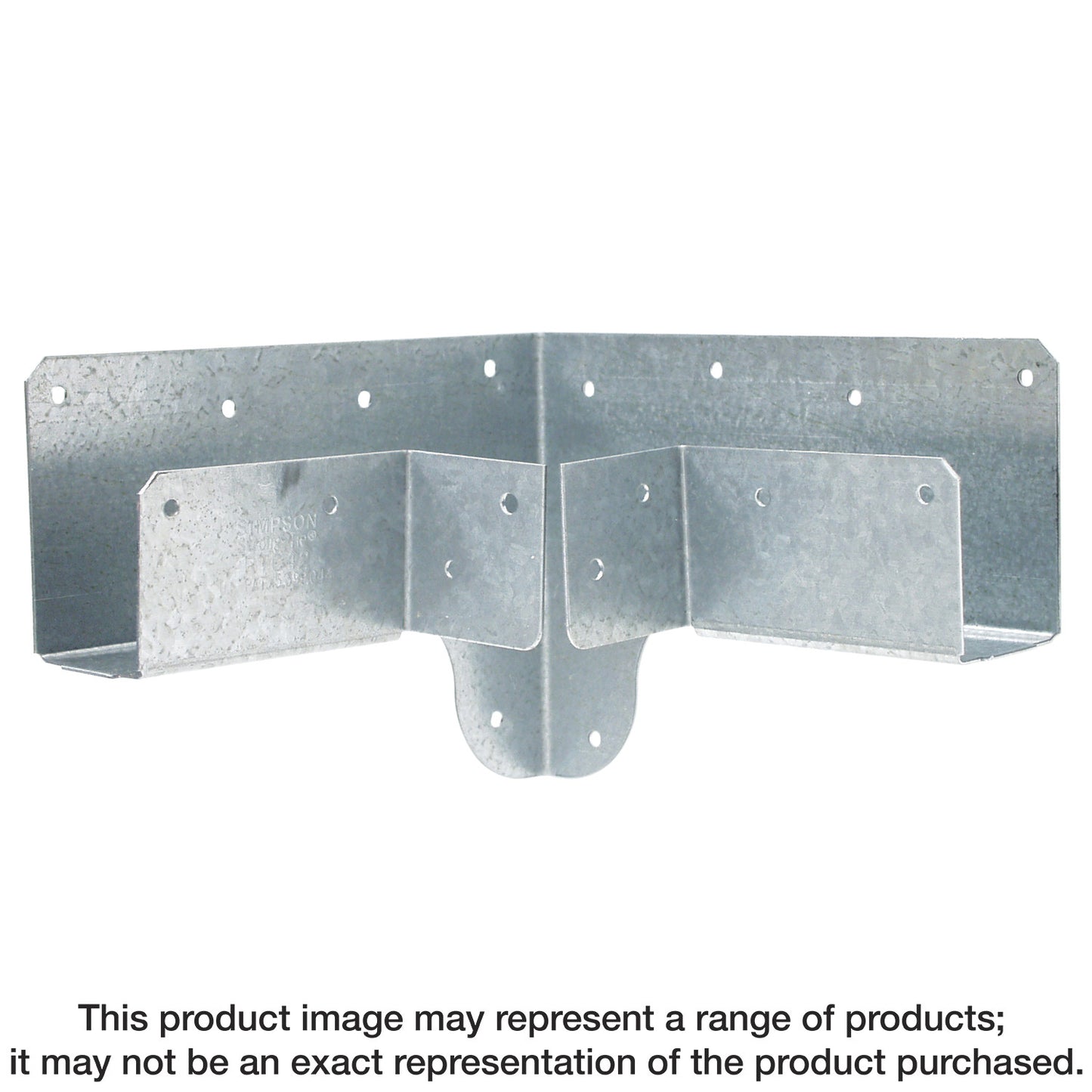 Simpson Strong-Tie RTC42 RTC 18-Gauge Galvanized Rigid Tie® Corner for 2x Joist, 4x4 Post (Pack of 8)