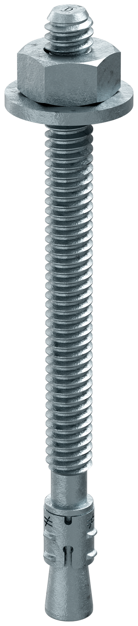 Simpson Strong-Tie STB2-25314MGF100 Strong-Bolt® 2 — 1/4 in. x 3-1/4 in. Mechanically Galvanized Wedge Anchor, Fully Assembled (100-Qty)