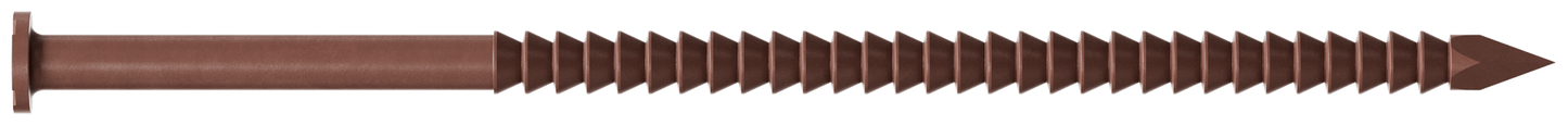 Simpson Strong-Tie S8SNDR1 Painted Siding Nail — 2-1/2 in. x .092 in. Type 304 Stainless Steel, Redwood (1 lb.) (Pack of 800)