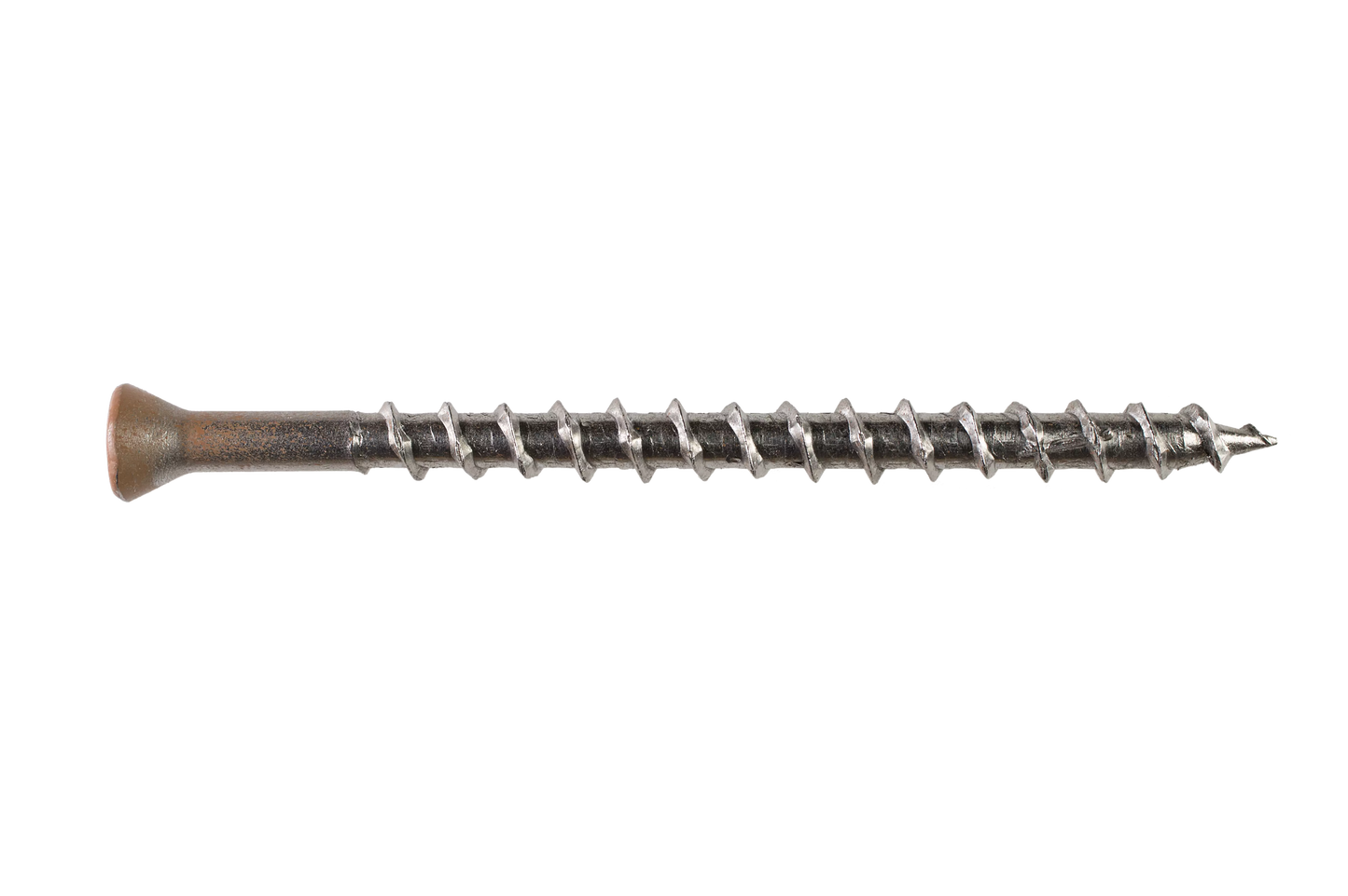 Simpson Strong-Tie S10250WJI Deck-Drive™ DWP WOOD SS Screw — #10 x 2-1/2 in. T25, Trim Head, Type 305, Tan 03 (350-Qty)