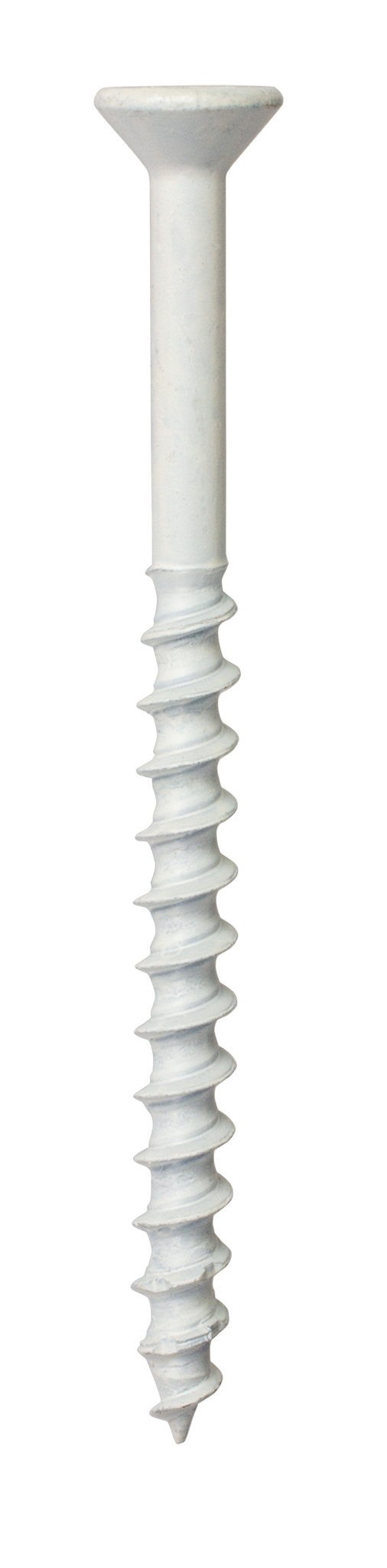 Simpson Strong-Tie TNTW18234TFC8 Titen Turbo™ — 3/16 in. x 2-3/4 in. 6-Lobe Flat-Head Concrete and Masonry Screw, White (8-Qty) (Pack of 5520)