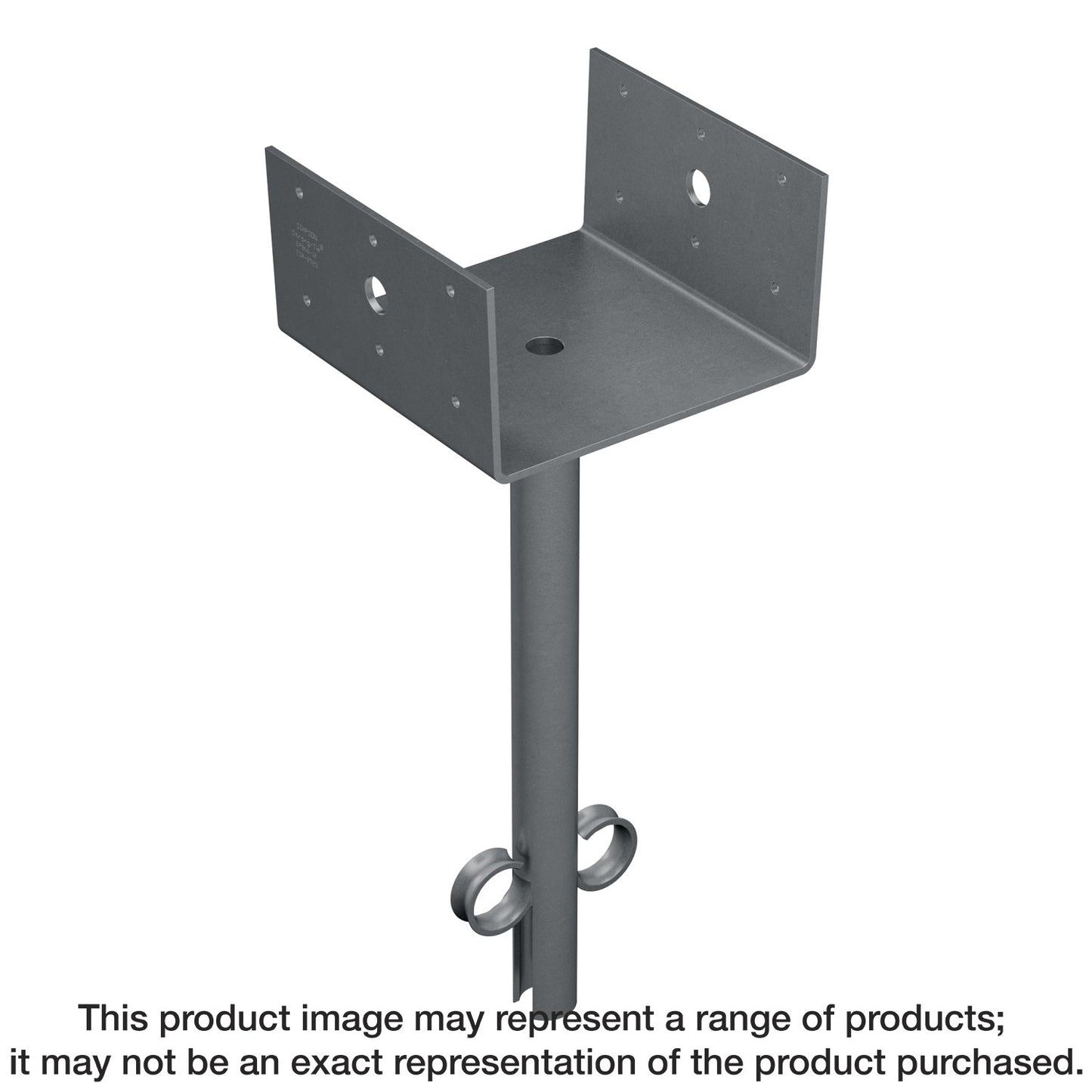 Simpson Strong-Tie EPB66-12 EPB Elevated Post Base for 6x6 with 12-in. Pipe (Pack of 10)