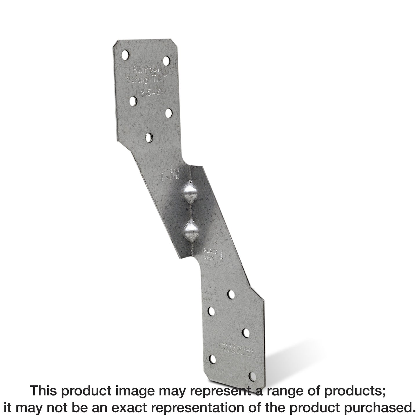 Simpson Strong-Tie H2.5AZ H2.5A 18-Gauge ZMAX® Galvanized Hurricane Tie (Pack of 7200)