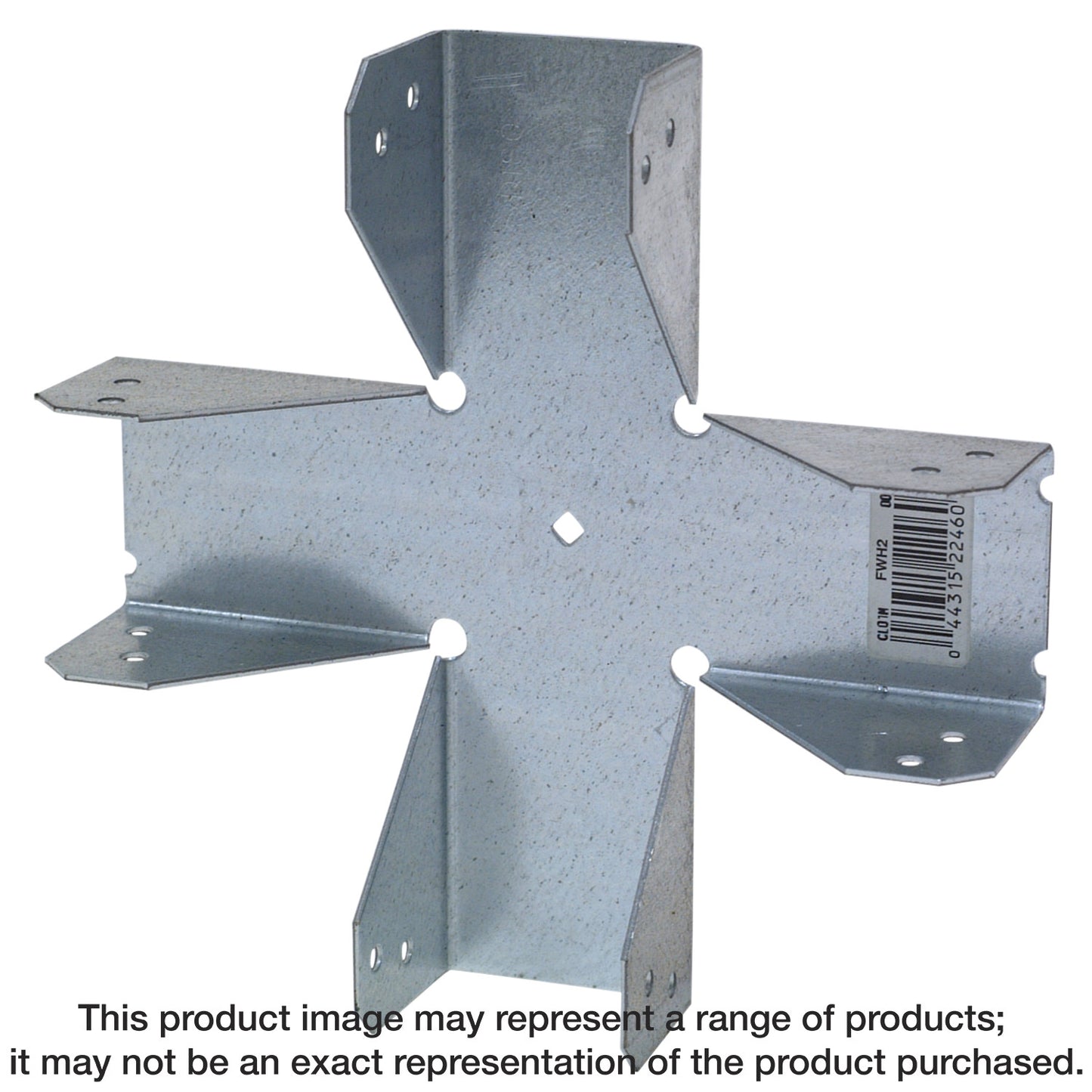 Simpson Strong-Tie FWH2 FWH 18-Gauge Four-Way Connector for 2x (Pack of 1200)