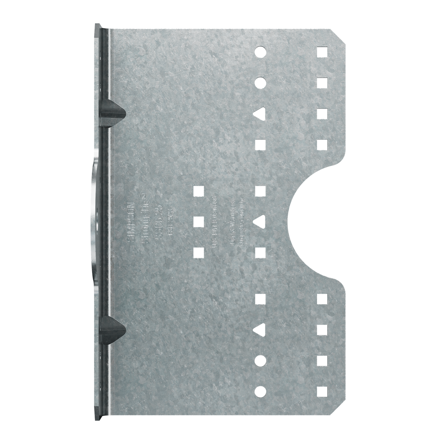 Simpson Strong-Tie SSC6.25-R30 SSC 6-1/4 in. 14-Gauge Galvanized Steel-Stud Clip (30-Qty) (Pack of 40)