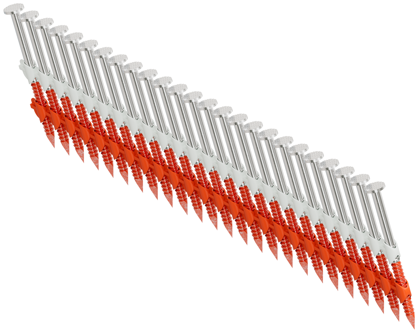 Simpson Strong-Tie S11A200CNB 20°–22° Plastic Strip, Full Round Head, Ring-Shank Nail — 2 in. x 0.120 in. Type 304 (5000-Qty) (Pack of 80)