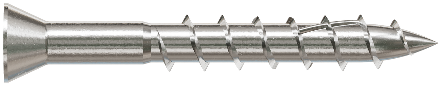 Simpson Strong-Tie S07125WP1 Deck-Drive™ DWP WOOD SS Screw — #7 x 1-1/4 in. T-15, Trim Head, Type 305 (1 lb.) (Pack of 1500)