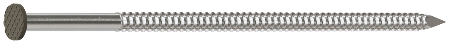 Simpson Strong-Tie S16SNDG1 Painted Siding Nail — 3-1/2 in. x .120 in. Type 304 Stainless Steel, Gray (1 lb.)