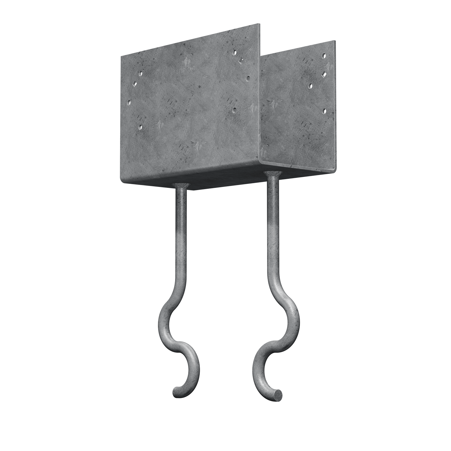 Simpson Strong-Tie CCQM5.50-SDSHDG CCQM® Hot-Dip Galvanized Column Cap for 5-1/2 in. Beam, with Strong-Drive® SDS Screws