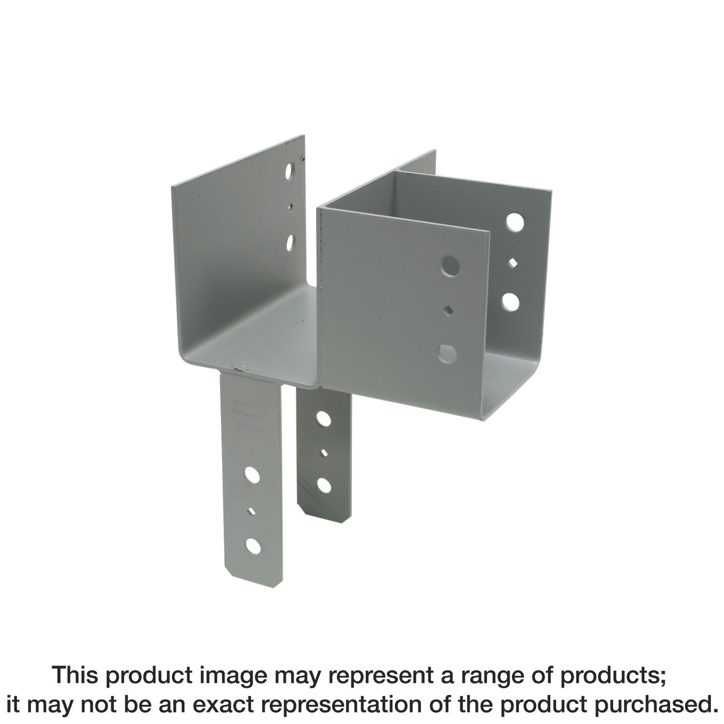 Simpson Strong-Tie ECCLL666HDG ECCLL HDG L-Shape End Column Cap for 6x Beams, 6x Post, Skewed Left