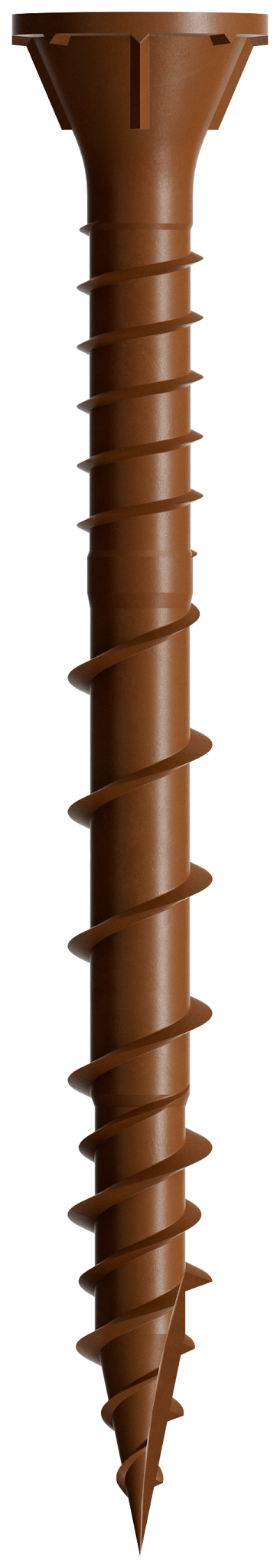 Simpson Strong-Tie DSVR2MB Deck-Drive™ DSV WOOD Screw — #10 x 2 in. T-25, Flat Head, Quik Guard®, Red (1750-Qty)