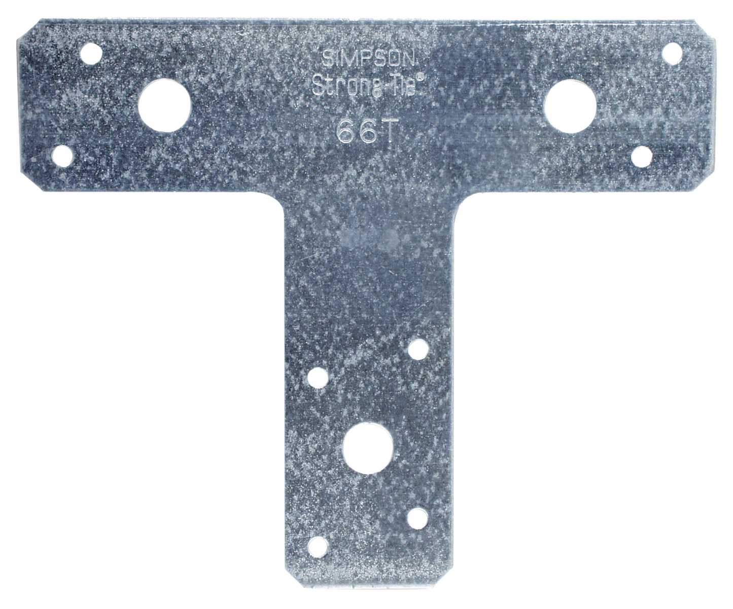 Simpson Strong-Tie 66T 6 in. x 5 in. 14-Gauge Galvanized T Strap