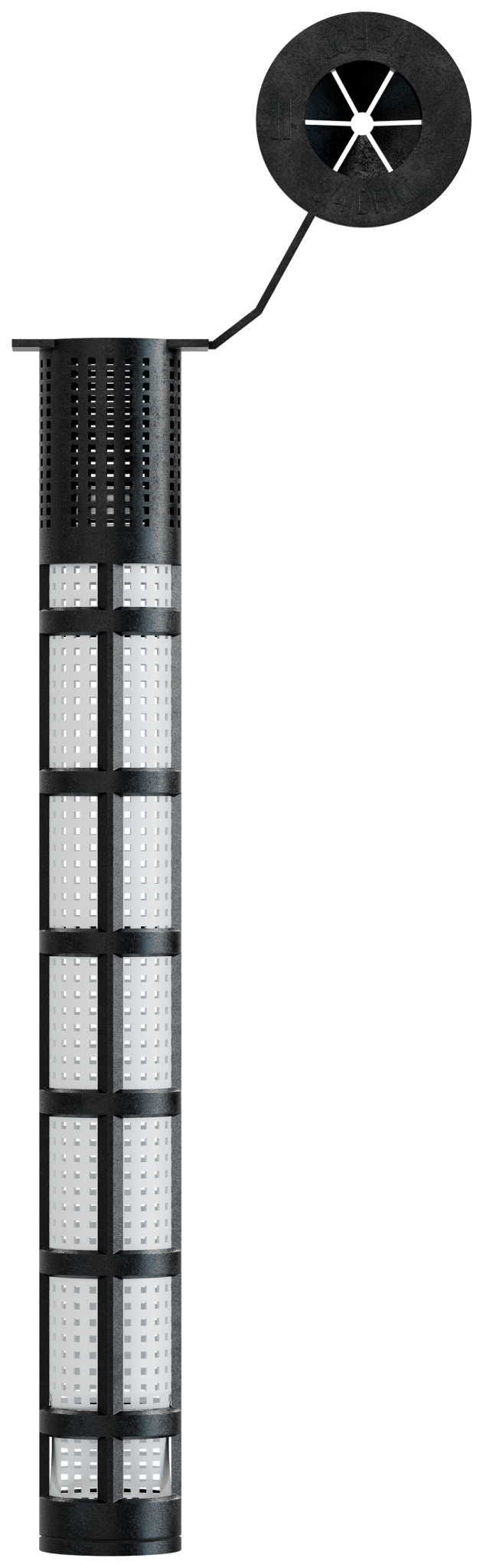 Simpson Strong-Tie AWS506P Opti-Mesh 6 in Acrylic Adhesive Plastic Screen Tube for 1/2 in. Rod for AT-XP