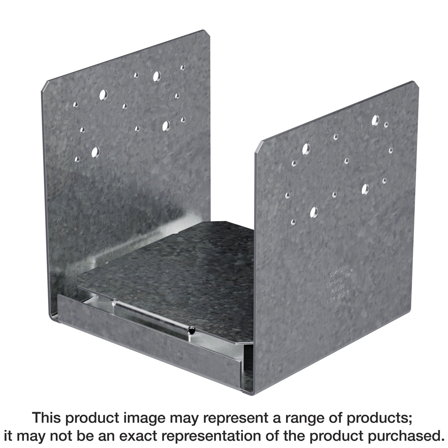 Simpson Strong-Tie ABU88RZ ABU ZMAX® Galvanized Adjustable Standoff Post Base for 8x8 Rough (Pack of 4)