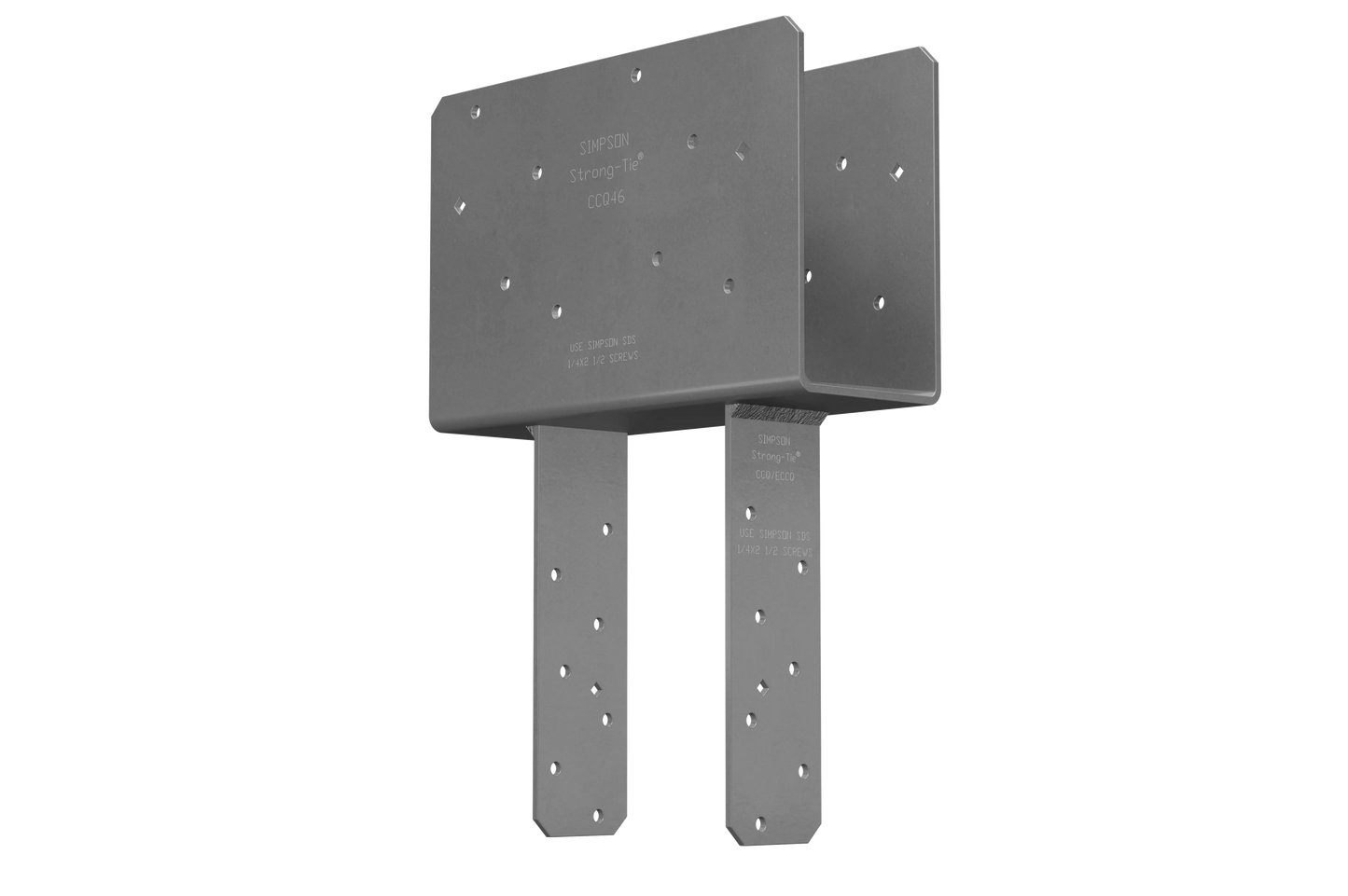 Simpson Strong-Tie CCQ48SDS2.5 CCQ™ Column Cap for 4x Beam, 8x Post with Strong-Drive® SDS Screws