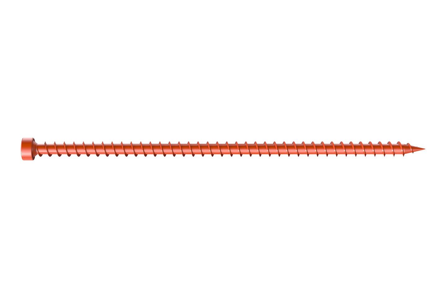 Simpson Strong-Tie SDWC15600-KT Strong-Drive® SDWC® TRUSS Screw — .155 in. x 6 in. T30 Clear-Zinc Coat, Orange (50-Qty) (Pack of 6)