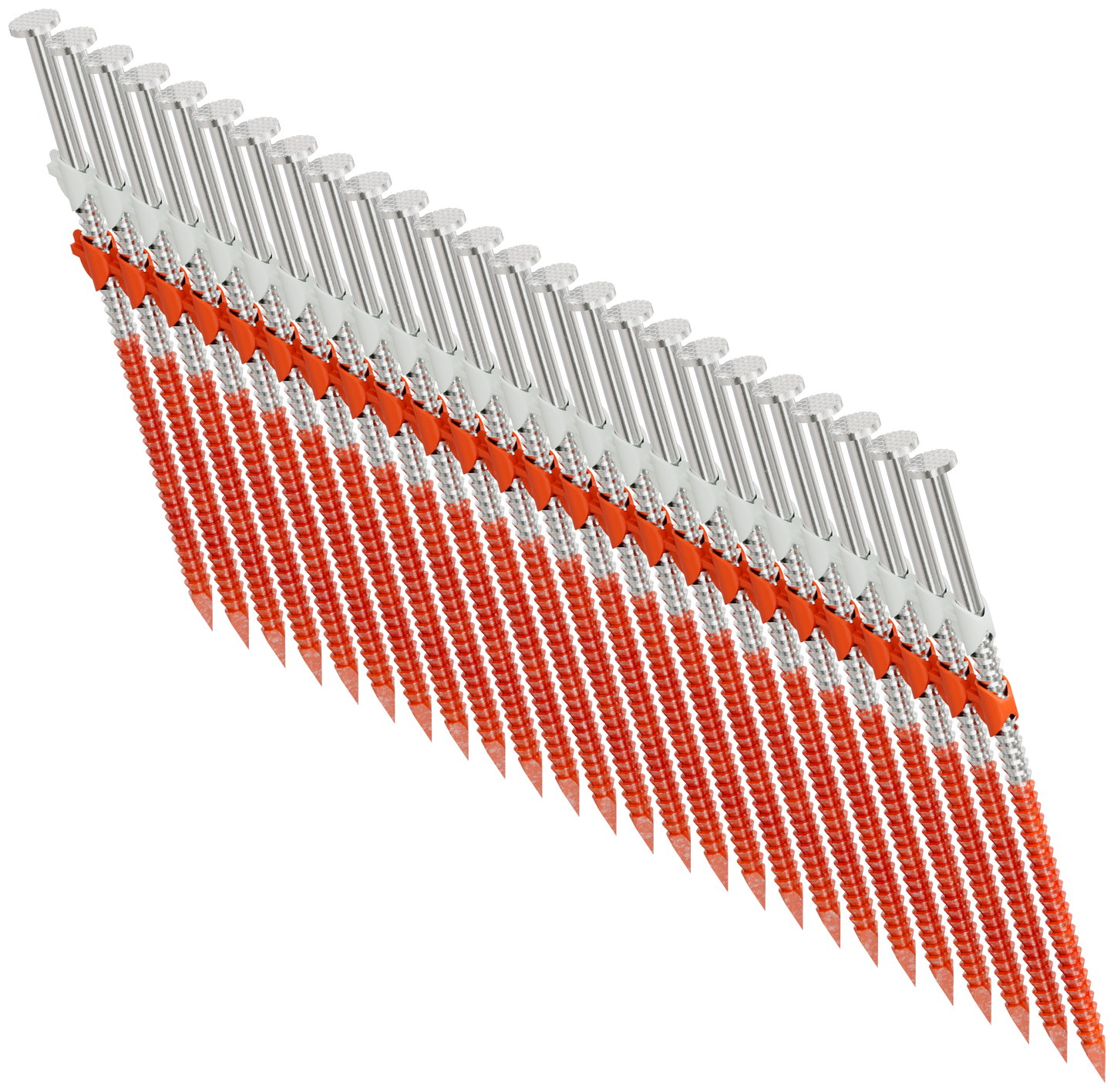 Simpson Strong-Tie T10A350CNB 20°–22° Plastic Strip, Full Round Head, Ring-Shank Nail — 3-1/2 in. x .131 in. Type 316 (4000-Qty)
