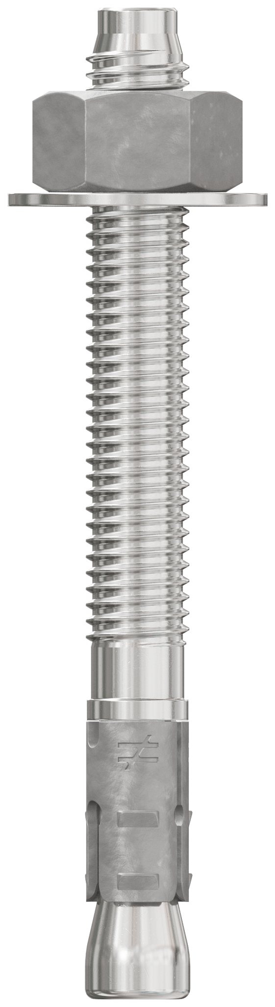 Simpson Strong-Tie STB2-50434S4F25 Strong-Bolt® 2 — 1/2 in. x 4-3/4 in. Type 304 Stainless-Steel Wedge Anchor, Fully Assembled (25-Qty)