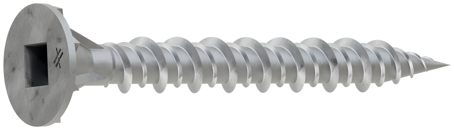 Simpson Strong-Tie CB3BLGHL158S CB3BLGHL Fiber-Cement Board Screw (Collated)— #9 x 1-5/8 in. #3 SQU (1500-Qty)