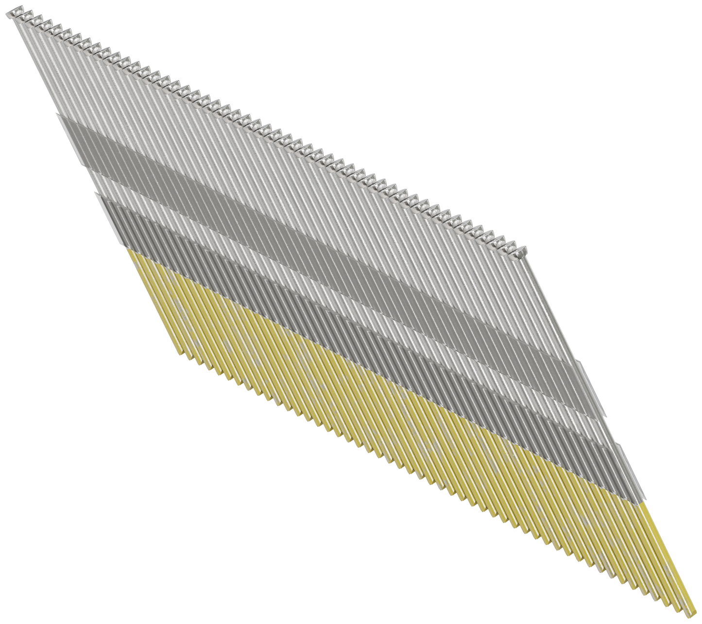 Simpson Strong-Tie S15N250SFB Tape Collation, DA-Style Angle, 15-Gauge Finishing Nail — 2-1/2 in. Type 304 (500-Qty)