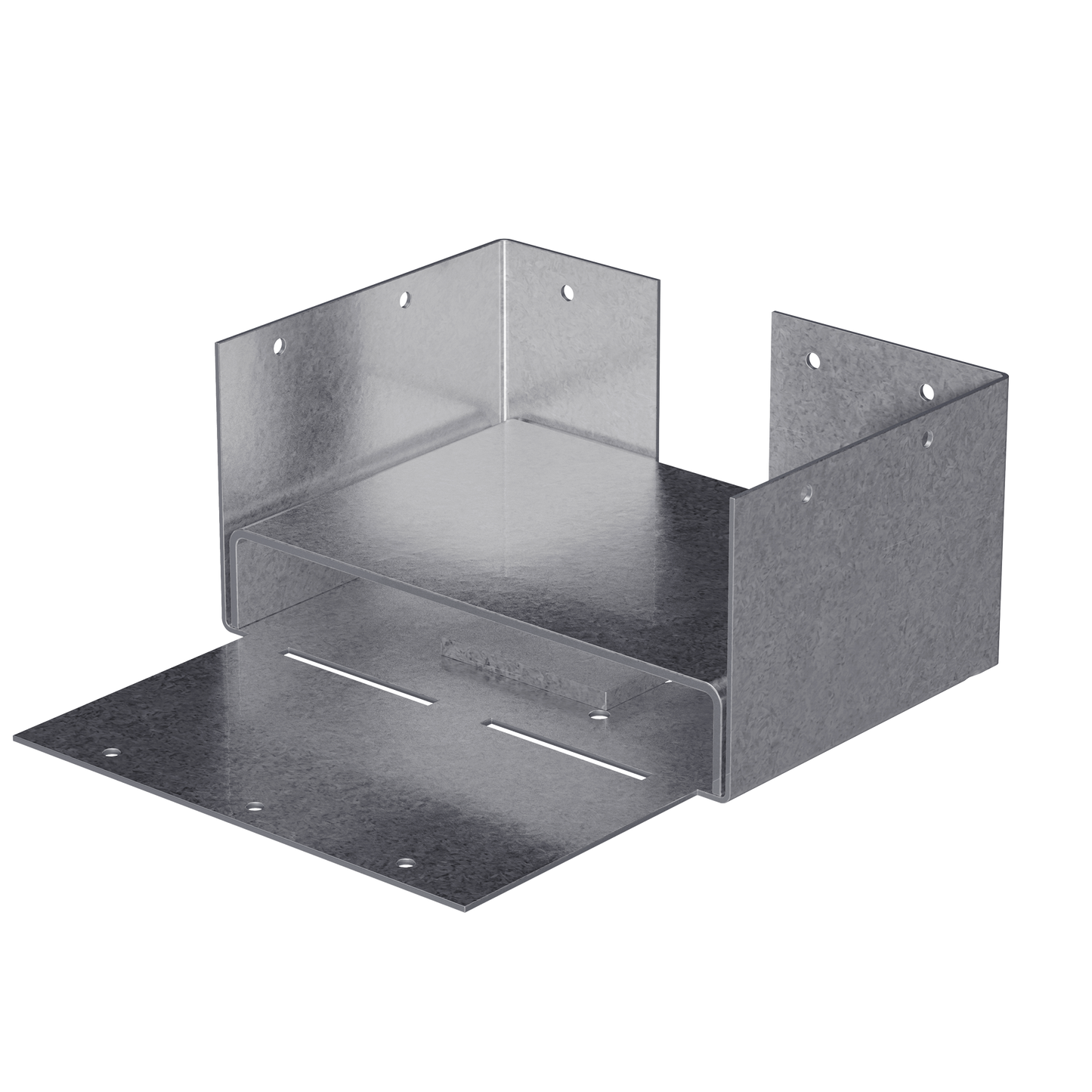 Simpson Strong-Tie ABW46RZ ABW ZMAX® Galvanized Adjustable Post Base for 4x6 Rough (Pack of 6)