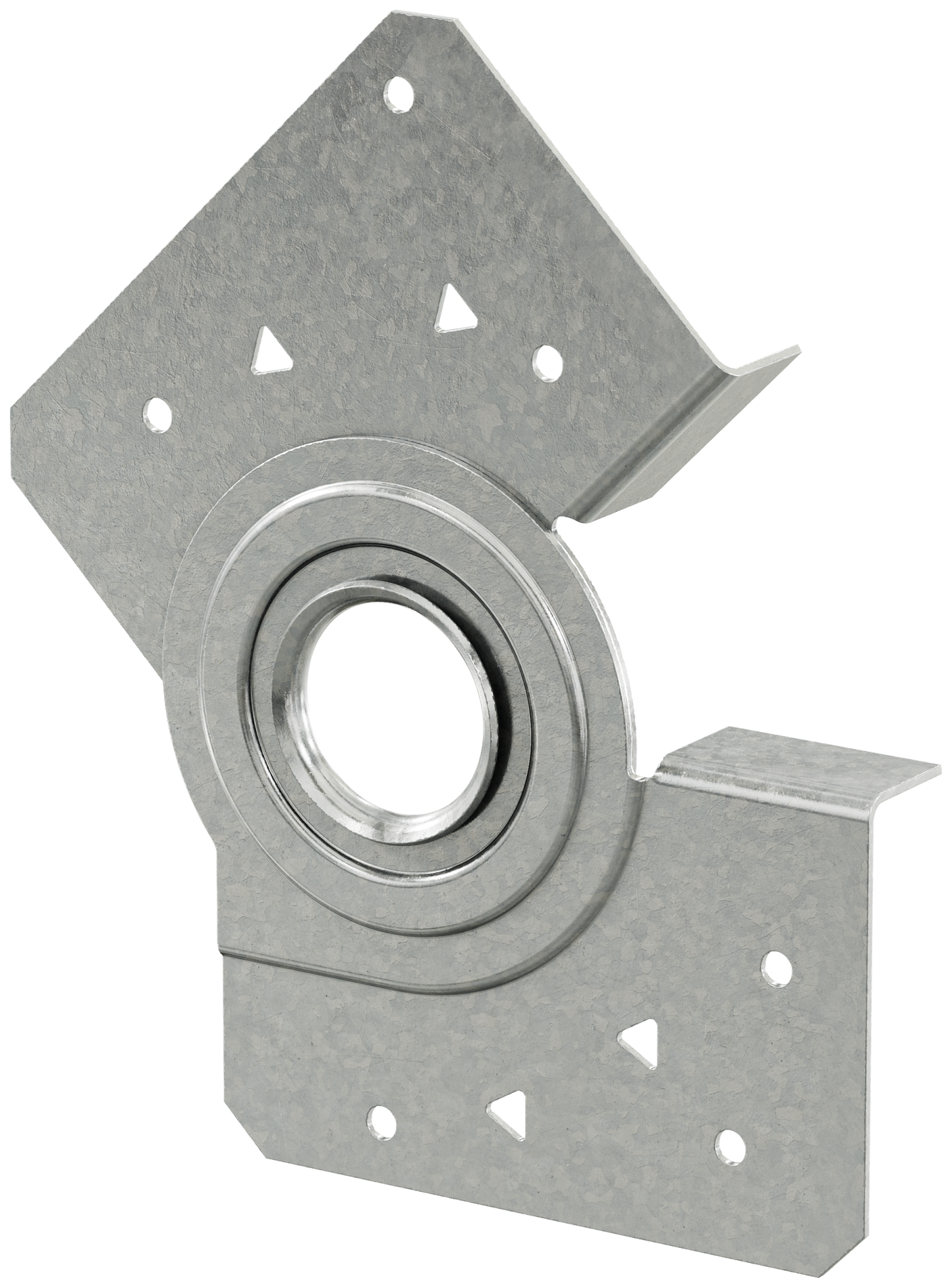 Simpson Strong-Tie MMHC23-R60 MMHC® Hinged Roof Connector for 2x3 Knee Walls (60-Qty) (Pack of 48)