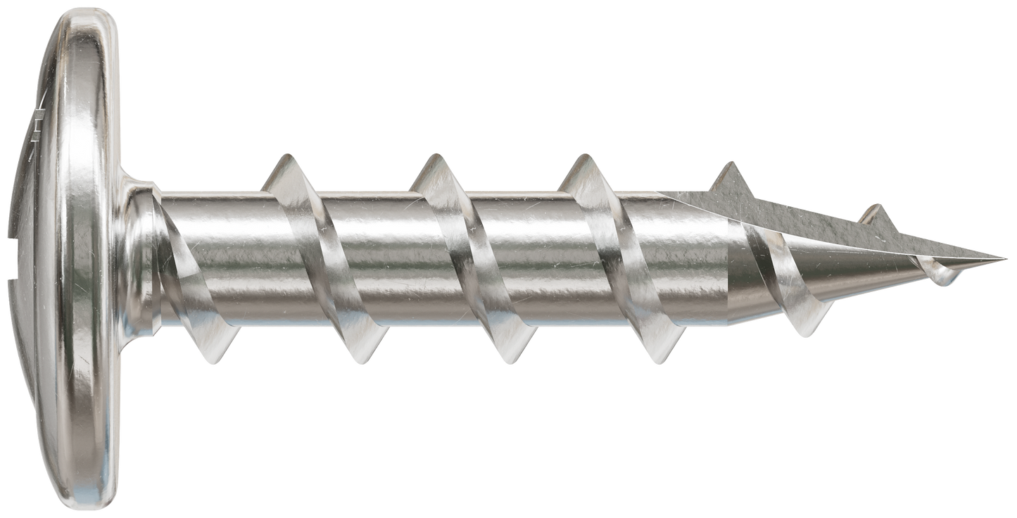 Simpson Strong-Tie S08C075KQC Wire-Lath Modified Truss-Head Screw — #8 x 3/4 in., #2 Phillips Head, Type 305 (100-Qty) (Pack of 600)