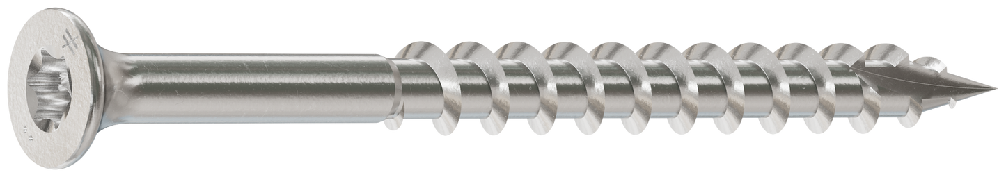 Simpson Strong-Tie S10C250DTP Bugle-Head Wood Screw, 6-Lobe Drive — #10 x 2-1/2-in. T25, Type 305 (350-Qty)