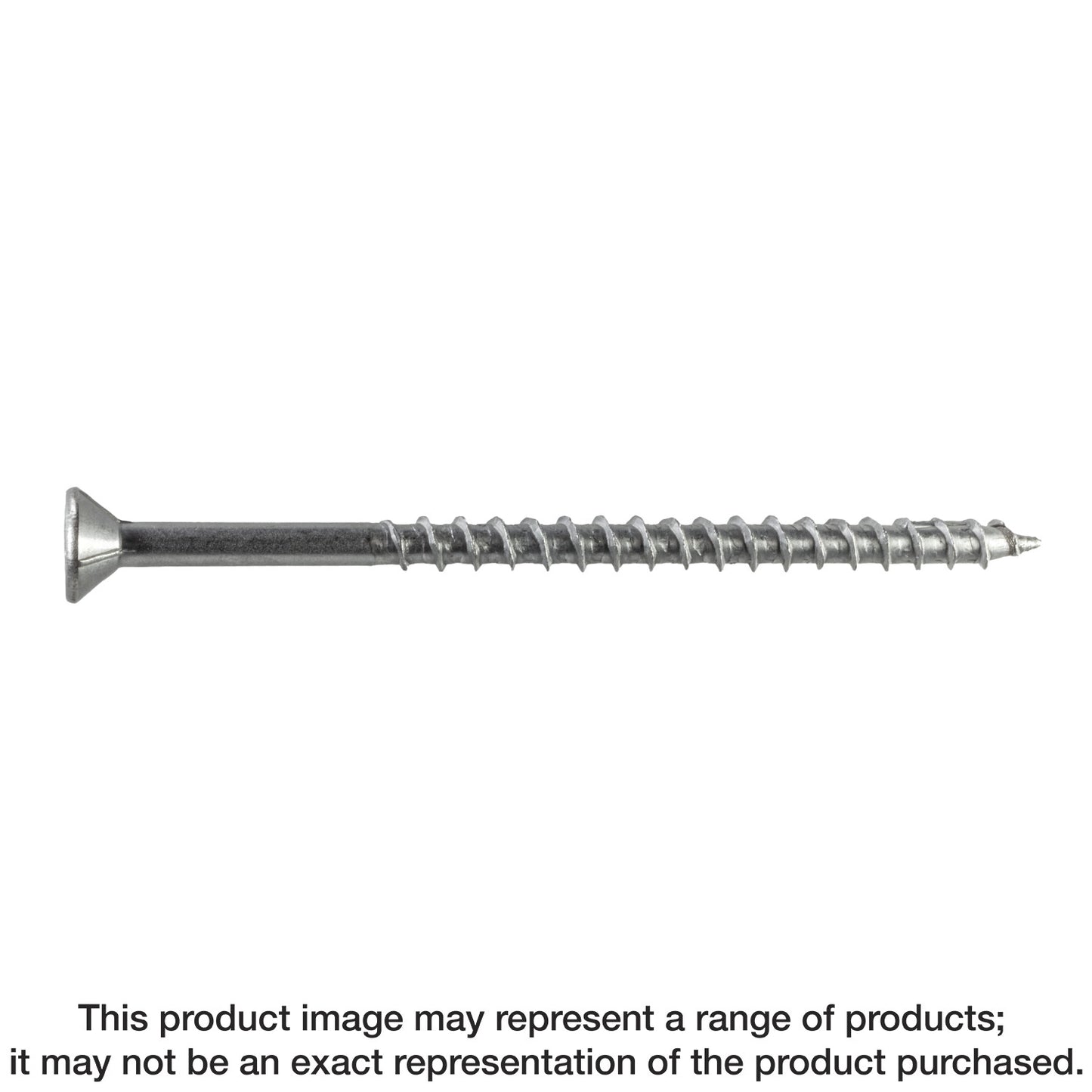 Simpson Strong-Tie S12400WP5 Strong-Drive® DWP WOOD SS Screw — #12 x 4 in. T-27, Flat Head, Type 305 (5 lb.) (Pack of 6)