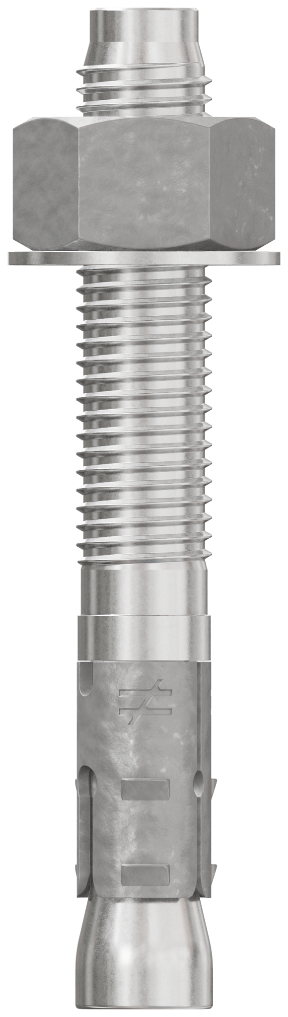 Simpson Strong-Tie STB2-75512S6F10 Strong-Bolt® 2 — 3/4 in. x 5-1/2 in. Type 316 Stainless-Steel Wedge Anchor, Fully Assembled (10-Qty)