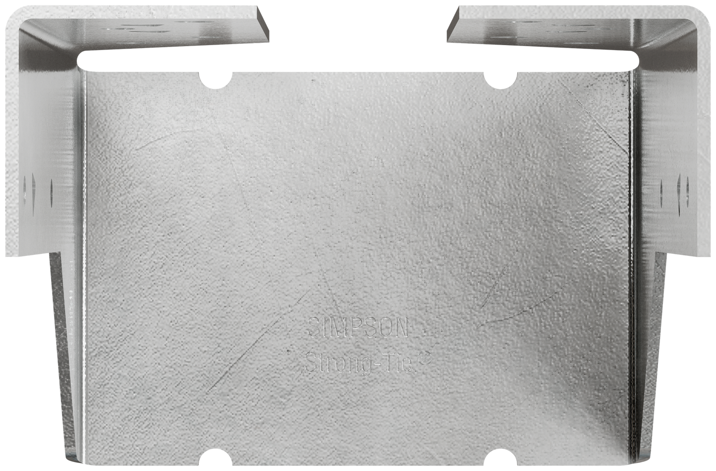 Simpson Strong-Tie HUC46SS HUC Stainless-Steel Face-Mount Concealed-Flange Joist Hanger for 4x6