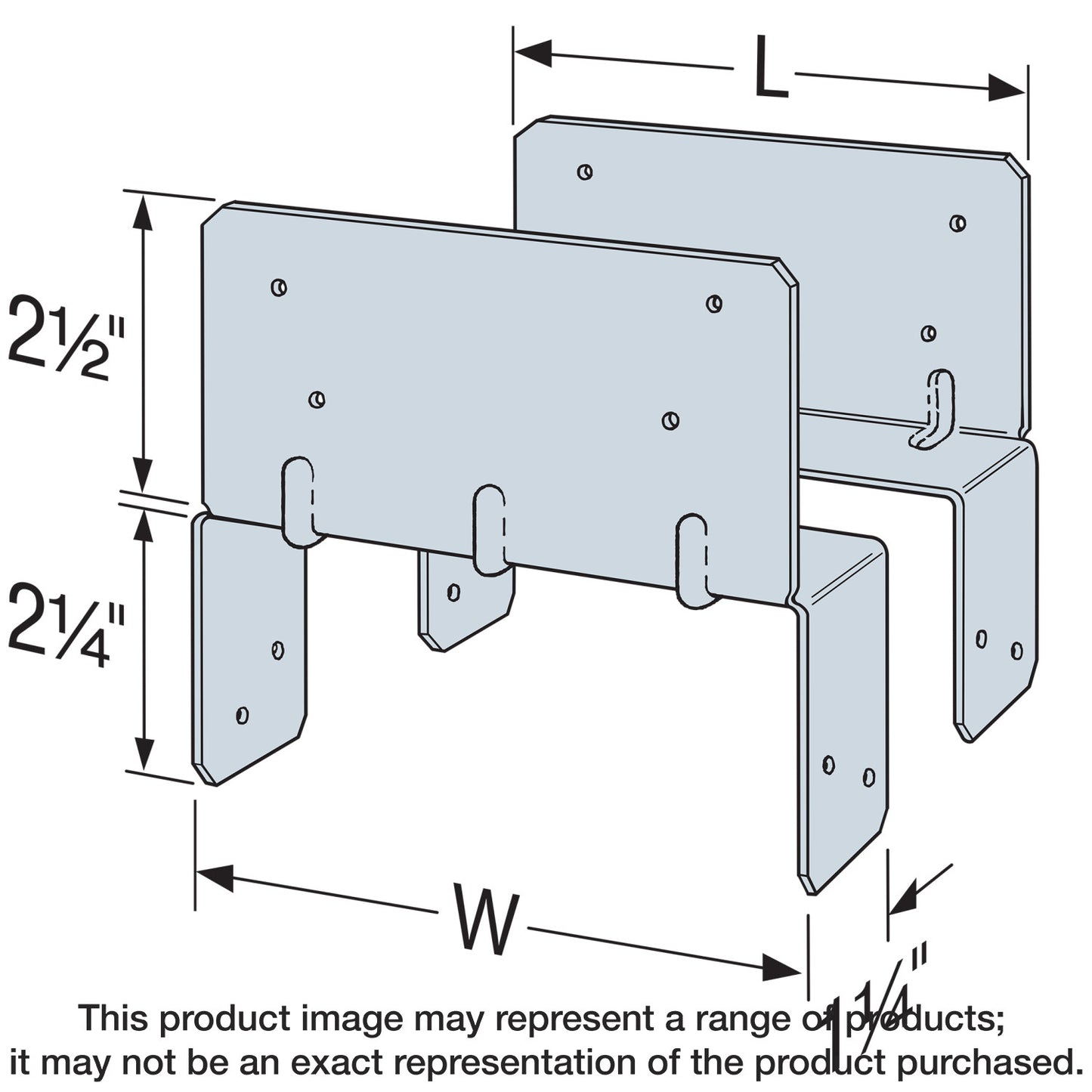Simpson Strong-Tie LPC6Z LPCZ™ ZMAX® Galvanized Adjustable Post Cap for 6x