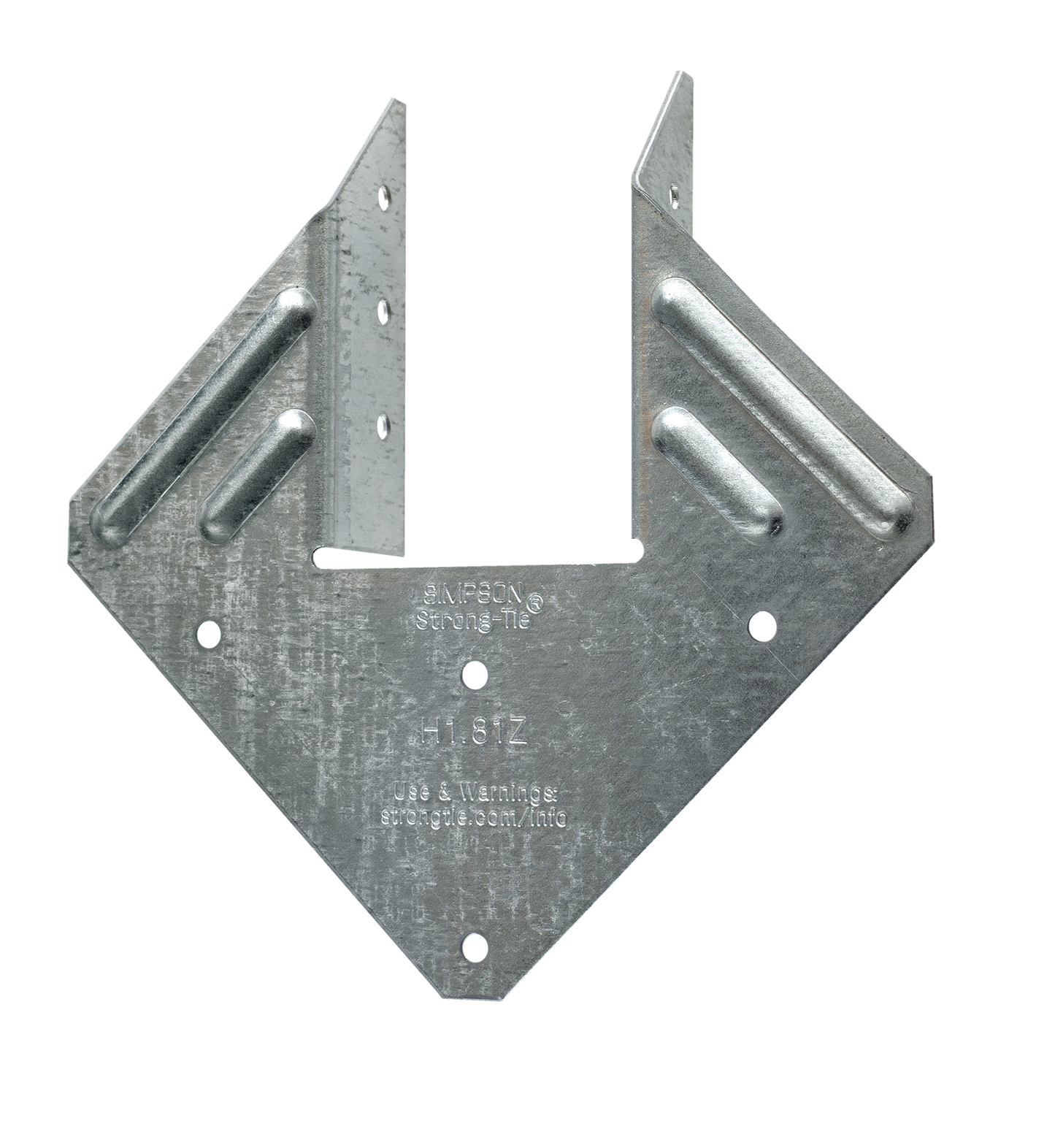 Simpson Strong-Tie H1.81Z H1.81 18-Gauge ZMAX® Galvanized Hurricane Tie (Pack of 2400)